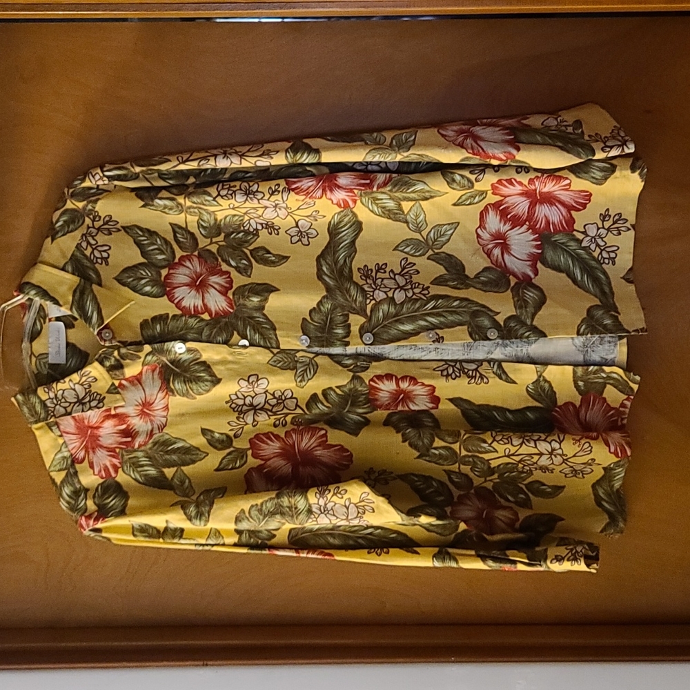 Studio Works Womens Floral Print Shirt Sz XL